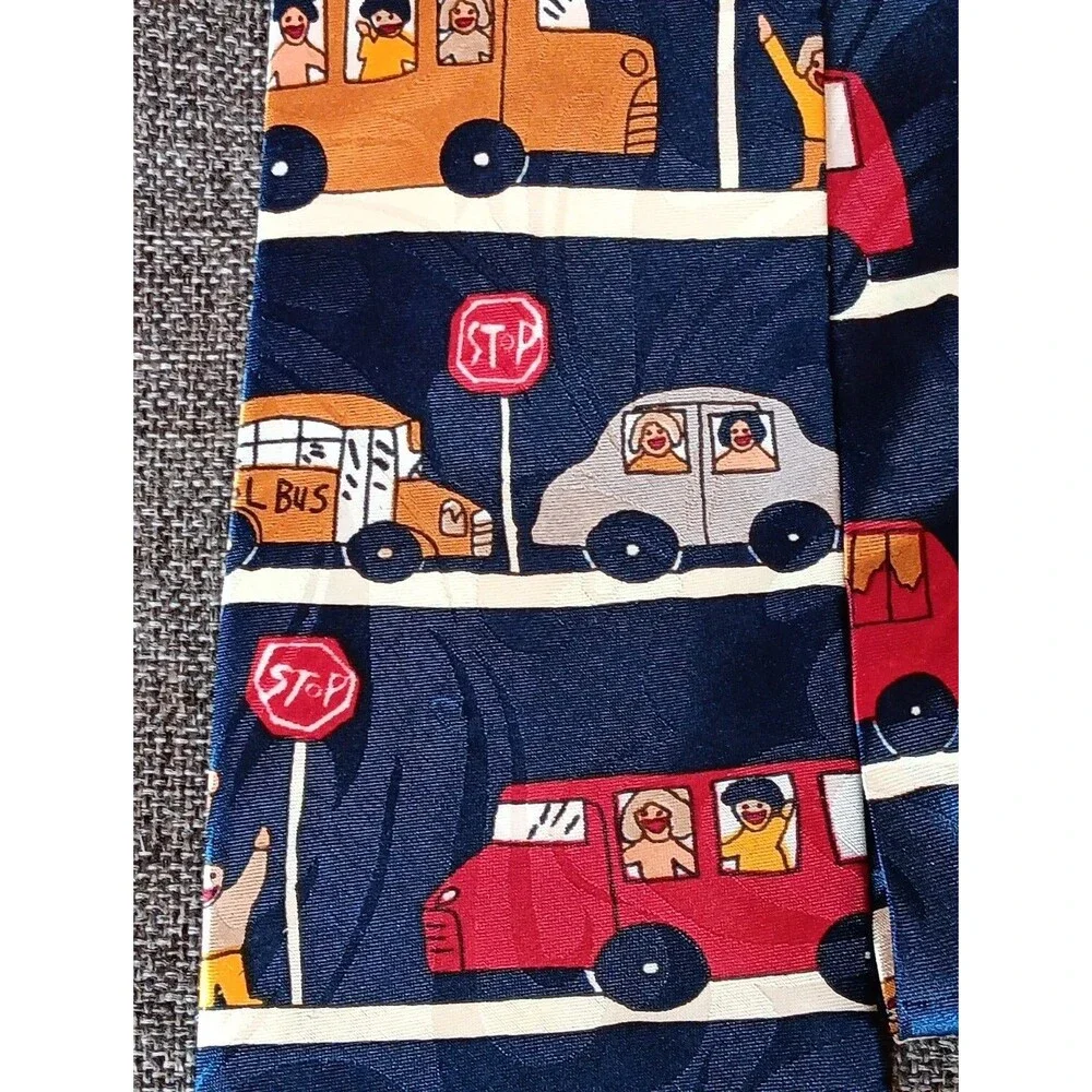 Tie 70s 80s 90s Y2K Mens Renaissance Statement Cars 3.75 Wide 57 Long